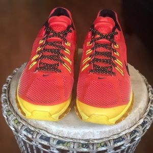 Air Max, 2013, 579954 807. ORANGE/YELLOW Men 11.5